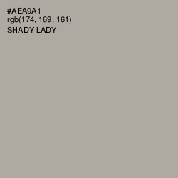 #AEA9A1 - Shady Lady Color Image